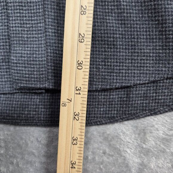 LL Bean Shirt Mens Large Gray Houndstooth Wicked Good Flannel Traditional Fit - Picture 7 of 7